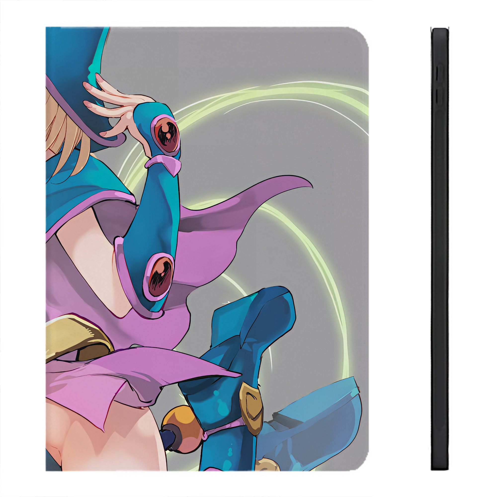 （画像用） 遊☆戯☆王 Yu-Gi-Oh! IPadケース ペンホルダー付き ブックスタイルデザイン